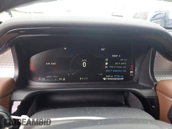 ✅ 2023 Lincoln Aviator Grand Touring • VIN: 5LMYJ8XY9PNL03214 • Лот: 74837264. Опубликован ранее на Copart с пробегом 4 981 миль. Бесплатный доступ к архиву аукционных продаж из США и подробный отчёт об истории автомобиля на DreamBid. Изображение 9.