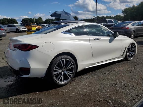 ✅ 2021 Infiniti Q60 Luxe • VIN: JN1EV7KL0MM470098 • Lot: 80580695. Listed on Copart with 54,286 mi. Free auction sales archive from the USA and detailed vehicle history report at DreamBid. Image 3.