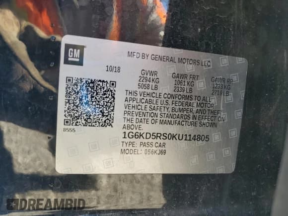 ✅ 2019 Cadillac CT6 Premium Luxury AWD • VIN: 1G6KD5RS0KU114805 • Lot: 70148715. Wystawiony na Copart z przebiegiem 29 212 mil. Bezpłatny archiwum sprzedaży aukcyjnych z USA i szczegółowy raport historii pojazdu na DreamBid. Zdjęcie 12.