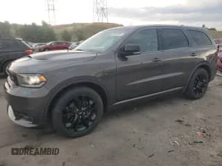 2020 Dodge Durango R/T with VIN 1C4SDJCT9LC223844, listed as a Copart auction lot 66083055 with 62,752 mi miles and Clean title. Bid and sale history available at DreamBid. Image 1.