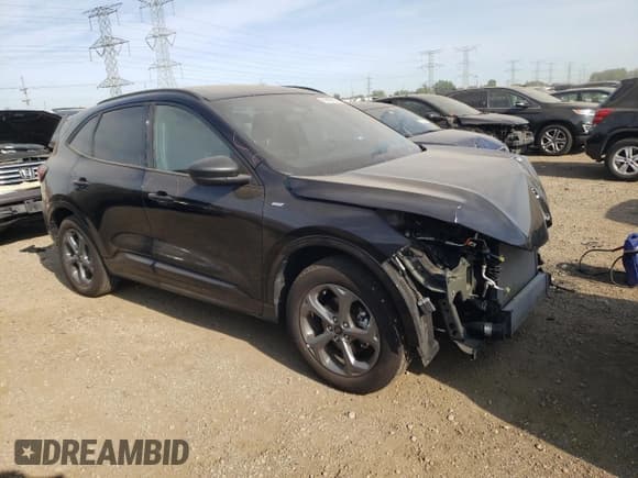 ✅ 2024 Ford Escape ST-Line • VIN: 1FMCU9MN4RUB10756 • Lot: 71913215. Listed on Copart with 20,549 mi. Free auction sales archive from the USA and detailed vehicle history report at DreamBid. Image 4.