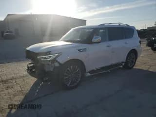 ✅ 2020 Infiniti QX80 Luxe • VIN: JN8AZ2NEXL9251705 • Lot: 87256165. Wystawiony na Copart z przebiegiem 78 558 mil. Bezpłatny archiwum sprzedaży aukcyjnych z USA i szczegółowy raport historii pojazdu na DreamBid. Zdjęcie 1.