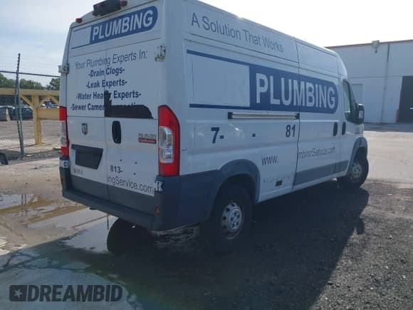 ✅ 2016 Ram ProMaster Cargo • VIN: 3C6TRVDG0GE128805 • Lot: 42687893. Listed on IAAI with Not provided. Free auction sales archive from the USA and detailed vehicle history report at DreamBid. Image 4.
