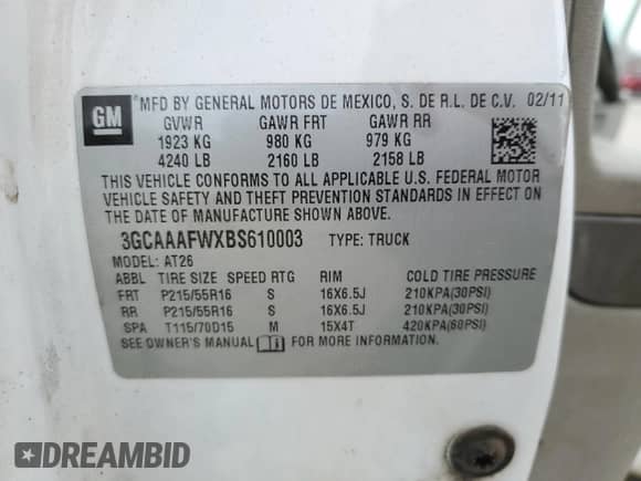 ✅ 2011 Chevrolet HHR LS • VIN: 3GCAAAFWXBS610003 • Лот: 82632934. Размещён на Copart с пробегом 251 472 миль миль. Получите бесплатный доступ к архиву аукционных продаж из США и посмотрите подробный отчёт об истории автомобиля на DreamBid. Изображение 15.