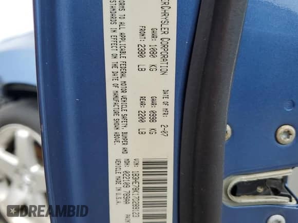 2007 Dodge Caliber R/T с VIN 1B3HE78K17D289123, выставлен на аукционе Copart как лот 65178464 с пробегом 157 634 миль миль и Списание • Salvage title. История ставок и продаж доступна на DreamBid. Изображение 15.