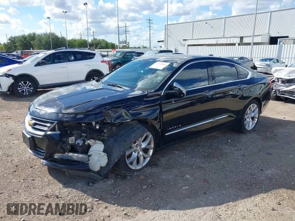 2018 Chevrolet Impala Premier z VIN 2G1125S30J9175738, wystawiony jako IAAI lot #43235904 z przebiegiem 147 964 mil mil oraz . Historia ofert i sprzedaży dostępna na DreamBid. Obrazek 2.