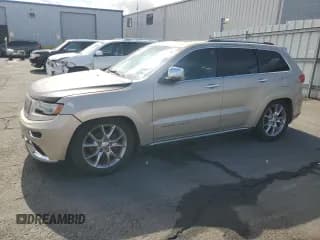 ✅ 2014 Jeep Grand Cherokee Summit • VIN: 1C4RJFJG9EC201114 • Lot: 84837615. Listed on Copart with 182,063 mi. Free auction sales archive from the USA and detailed vehicle history report at DreamBid. Image 1.