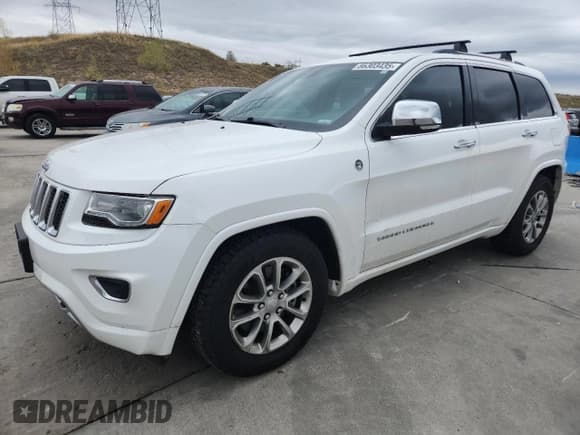 ✅ 2015 Jeep Grand Cherokee Overland • VIN: 1C4RJFCM9FC866700 • Lot: 86303435. Listed on Copart with 86,831 mi. Free auction sales archive from the USA and detailed vehicle history report at DreamBid. Image 1.