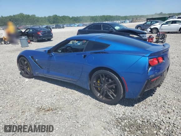 2014 Chevrolet Corvette Z51 1LT z VIN 1G1YG2D78E5120732, wystawiony jako Copart lot #57976955 z przebiegiem 68 193 mil mil oraz Szkoda całkowita • Salvage title. Historia ofert i sprzedaży dostępna na DreamBid. Obrazek 2.