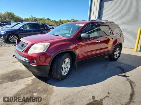 ✅ 2010 GMC Acadia SLE • VIN: 1GKLVLED1AJ169410 • Lot: 84943725. Wystawiony na Copart z przebiegiem 106 588 mil. Bezpłatny archiwum sprzedaży aukcyjnych z USA i szczegółowy raport historii pojazdu na DreamBid. Zdjęcie 1.