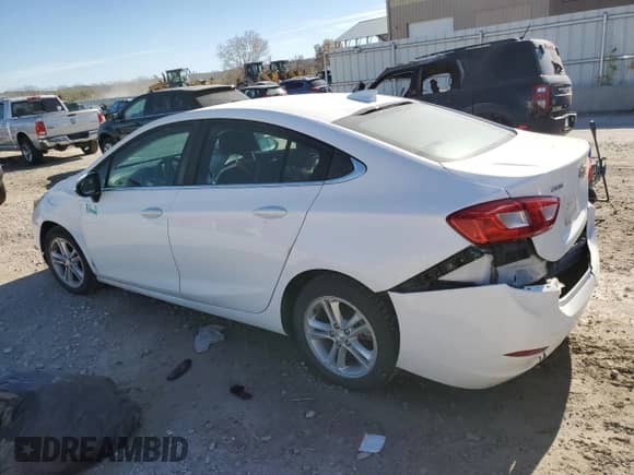 2018 Chevrolet Cruze LT with VIN 1G1BE5SM9J7145448, listed as a Copart auction lot 78874104 with 128,225 mi miles and Salvage title. Bid and sale history available at DreamBid. Image 2.