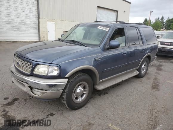 ✅ 2001 Ford Expedition Eddie Bauer • VIN: 1FMPU18L81LB27937 • Lot: 59130755. Wystawiony na Copart z przebiegiem 229 145 mil. Bezpłatny archiwum sprzedaży aukcyjnych z USA i szczegółowy raport historii pojazdu na DreamBid. Zdjęcie 1.