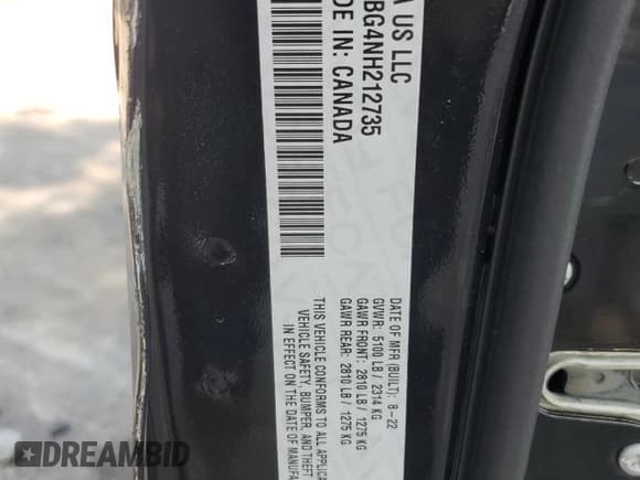 ✅ 2022 Dodge Charger SXT • VIN: 2C3CDXBG4NH212735 • Lot: 93544845. Wystawiony na Copart z przebiegiem 55 055 mil. Bezpłatny archiwum sprzedaży aukcyjnych z USA i szczegółowy raport historii pojazdu na DreamBid. Zdjęcie 12.