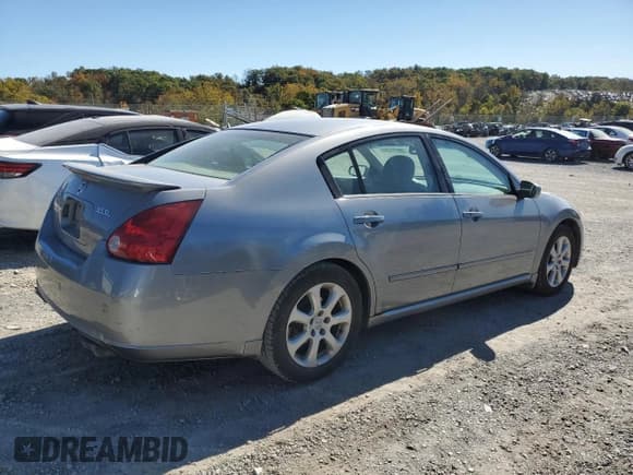 ✅ 2007 Nissan Maxima SL • VIN: 1N4BA41E37C825102 • Lot: 86811225. Listed on Copart with 163,938 mi. Free auction sales archive from the USA and detailed vehicle history report at DreamBid. Image 3.