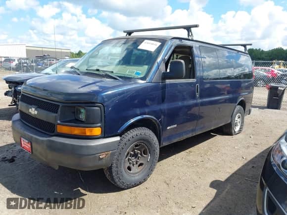 2005 Chevrolet Express Passenger с VIN 1GAGG25V751228775, выставлен на аукционе IAAI как лот 43055834 с пробегом 164 531 миль миль и . История ставок и продаж доступна на DreamBid. Изображение 2.