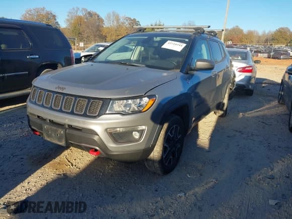 ✅ 2020 Jeep Compass Trailhawk • VIN: 3C4NJDDB4LT127265 • Лот: 43724244. Опубликован ранее на IAAI с пробегом 71 451 миль. Бесплатный доступ к архиву аукционных продаж из США и подробный отчёт об истории автомобиля на DreamBid. Изображение 2.