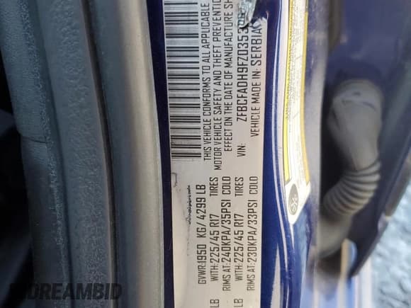 ✅ 2015 FIAT 500L Urbana Trekking • VIN: ZFBCFADH9FZ035306 • Lot: 70063895. Wystawiony na Copart z przebiegiem 135 496 mil. Bezpłatny archiwum sprzedaży aukcyjnych z USA i szczegółowy raport historii pojazdu na DreamBid. Zdjęcie 12.