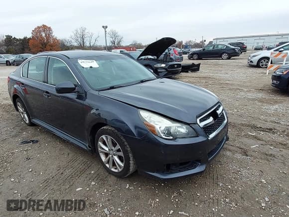 ✅ 2013 Subaru Legacy Premium • VIN: 4S3BMBC68D3037570 • Lot: 43779647. Listed on IAAI with 143,924 mi. Free auction sales archive from the USA and detailed vehicle history report at DreamBid. Image 1.