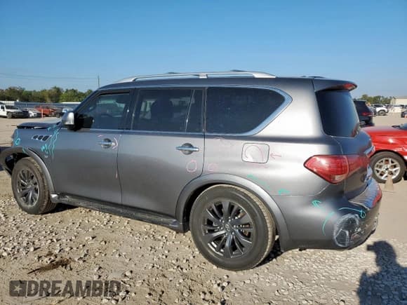 ✅ 2017 Infiniti QX80 • VIN: JN8AZ2NF2H9645621 • Lot: 82447525. Listed on Copart with 145,832 mi. Free auction sales archive from the USA and detailed vehicle history report at DreamBid. Image 2.