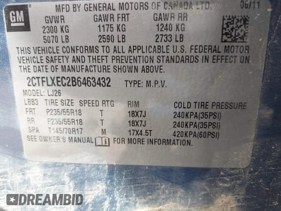 ✅ 2011 GMC Terrain SLT-2 • VIN: 2CTFLXEC2B6463432 • Lot: 42836970. Wystawiony na IAAI z przebiegiem 156 415 mil. Bezpłatny archiwum sprzedaży aukcyjnych z USA i szczegółowy raport historii pojazdu na DreamBid. Zdjęcie 9.