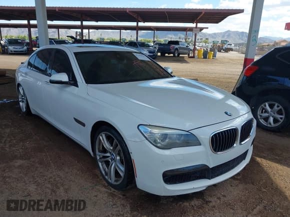 ✅ 2013 BMW 7 Series 740Li xDrive • VIN: WBAYF4C50DD127973 • Lot: 43185836. Listed on IAAI with Not provided. Free auction sales archive from the USA and detailed vehicle history report at DreamBid. Image 1.