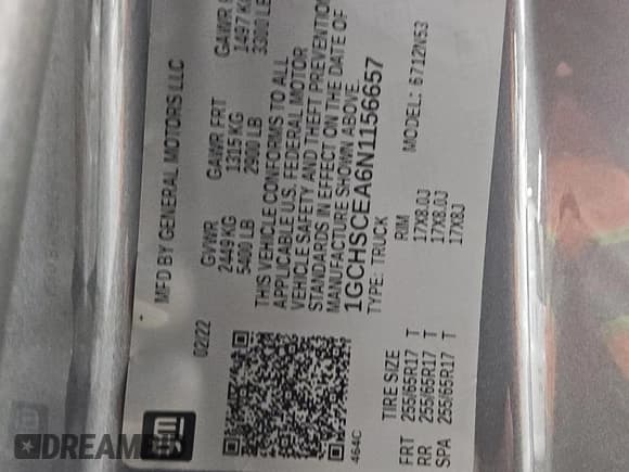 ✅ 2022 Chevrolet Colorado 2WD LT • VIN: 1GCHSCEA6N1156657 • Лот: 90357405. Опубликован ранее на Copart с пробегом 141 756 миль. Бесплатный доступ к архиву аукционных продаж из США и подробный отчёт об истории автомобиля на DreamBid. Изображение 12.