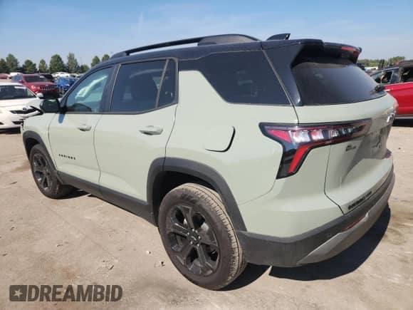 2025 Chevrolet Equinox AWD LT z VIN 3GNAXPEG1SL118196, wystawiony jako Copart lot #80846685 z przebiegiem 5 968 mil mil oraz Szkoda całkowita • Salvage title. Historia ofert i sprzedaży dostępna na DreamBid. Obrazek 2.