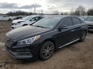 ✅ 2015 Hyundai Sonata Sport • VIN: 5NPE34AB5FH096191 • Lot: 43470973. Listed on Copart with 78,154 mi. Free auction sales archive from the USA and detailed vehicle history report at DreamBid. Image 1.