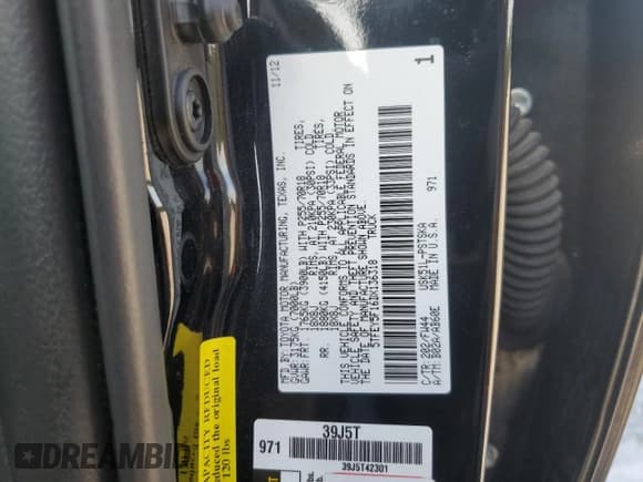 ✅ 2013 Toyota Tundra • VIN: 5TFEY5F16DX136318 • Лот: 61641735. Опубликован ранее на Copart с пробегом 192 047 миль. Бесплатный доступ к архиву аукционных продаж из США и подробный отчёт об истории автомобиля на DreamBid. Изображение 12.