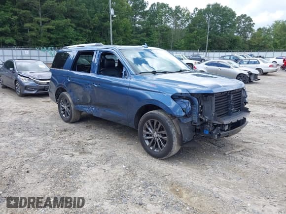 ✅ 2020 Ford Expedition Limited • VIN: 1FMJU1KT5LEA96345 • Lot: 42936868. Wystawiony na IAAI z przebiegiem 143 612 mil. Bezpłatny archiwum sprzedaży aukcyjnych z USA i szczegółowy raport historii pojazdu na DreamBid. Zdjęcie 1.