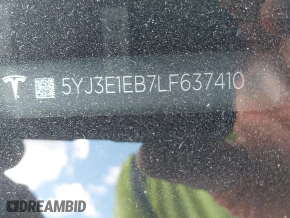 ✅ 2020 Tesla Model 3 Long Range • VIN: 5YJ3E1EB7LF637410 • Lot: 43532832. Wystawiony na IAAI z przebiegiem 84 190 mil. Bezpłatny archiwum sprzedaży aukcyjnych z USA i szczegółowy raport historii pojazdu na DreamBid. Zdjęcie 9.