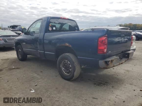 2008 Dodge 1500 ST z VIN 1D7HA16K18J167896, wystawiony jako Copart lot #82395115 z przebiegiem 192 221 mil mil oraz Czysty tytuł • Clean title. Historia ofert i sprzedaży dostępna na DreamBid. Obrazek 2.