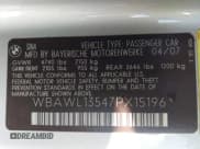 ✅ 2007 BMW 3 Series 328i • VIN: WBAWL13547PX15196 • Лот: 43304941. Опубликован ранее на IAAI с пробегом 153 162 миль. Бесплатный доступ к архиву аукционных продаж из США и подробный отчёт об истории автомобиля на DreamBid. Изображение 9.