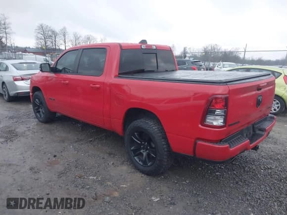 ✅ 2022 Ram 1500 Lone Star • VIN: 1C6SRFFT8NN221060 • Lot: 40902280. Listed on IAAI with 26,000 mi. Free auction sales archive from the USA and detailed vehicle history report at DreamBid. Image 3.