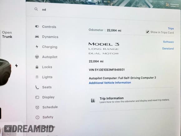 ✅ 2021 Tesla Model 3 Long Range • VIN: 5YJ3E1EB3MF848931 • Lot: 57454735. Wystawiony na Copart z przebiegiem 22 064 mil. Bezpłatny archiwum sprzedaży aukcyjnych z USA i szczegółowy raport historii pojazdu na DreamBid. Zdjęcie 9.