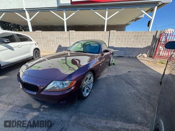 ✅ 2004 BMW Z4 3.0i • VIN: 4USBT53504LU08064 • Lot: 85190565. Listed on Copart with 136,310 mi. Free auction sales archive from the USA and detailed vehicle history report at DreamBid. Image 2.