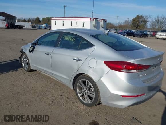 2017 Hyundai Elantra Limited z VIN KMHD84LF3HU269336, wystawiony jako IAAI lot #41684341 z przebiegiem 118 278 mil mil oraz . Historia ofert i sprzedaży dostępna na DreamBid. Obrazek 3.