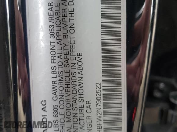 ✅ 2022 Audi RS e-tron GT • VIN: WAUAHBFW2N7902522 • Lot: 67383785. Listed on Copart with 27,178 mi. Free auction sales archive from the USA and detailed vehicle history report at DreamBid. Image 12.