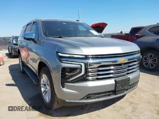 ✅ 2025 Chevrolet Tahoe Premier • VIN: 1GNS6SRD5SR135604 • Лот: 43410880. Опубликован ранее на IAAI с пробегом 11 456 миль. Бесплатный доступ к архиву аукционных продаж из США и подробный отчёт об истории автомобиля на DreamBid. Изображение 1.