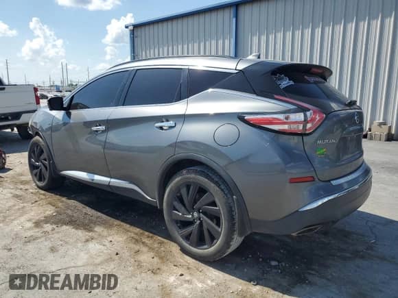 2017 Nissan Murano SL with VIN 5N1AZ2MG1HN172318, listed as a Copart auction lot 66175675 with 147,925 mi miles and Salvage title. Bid and sale history available at DreamBid. Image 2.