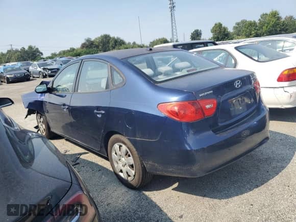 2007 Hyundai Elantra GLS z VIN KMHDU46D47U135178, wystawiony jako Copart lot #68734444 z przebiegiem 235 428 mil mil oraz Szkoda całkowita • Salvage title. Historia ofert i sprzedaży dostępna na DreamBid. Obrazek 2.