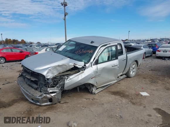 ✅ 2017 Ram 1500 Big Horn • VIN: 3C6RR7LT7HG708420 • Lot: 43564681. Listed on IAAI with 148,000 mi. Free auction sales archive from the USA and detailed vehicle history report at DreamBid. Image 6.