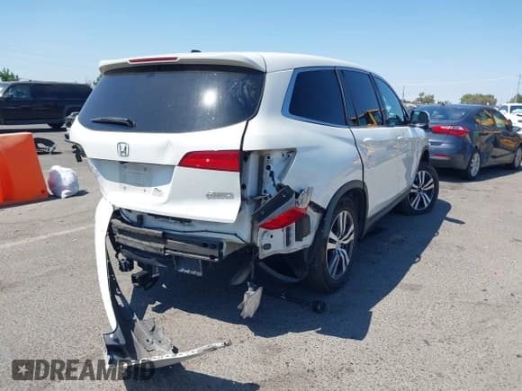 ✅ 2018 Honda Pilot EX • VIN: 5FNYF6H40JB051092 • Лот: 42746785. Опубликован ранее на IAAI с пробегом 59 087 миль. Бесплатный доступ к архиву аукционных продаж из США и подробный отчёт об истории автомобиля на DreamBid. Изображение 4.