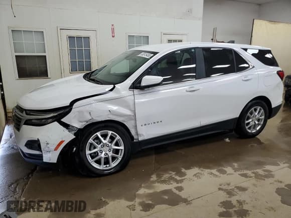 ✅ 2022 Chevrolet Equinox LT • VIN: 3GNAXKEV2NL140309 • Лот: 80915495. Опубликован ранее на Copart с пробегом 21 898 миль. Бесплатный доступ к архиву аукционных продаж из США и подробный отчёт об истории автомобиля на DreamBid. Изображение 1.