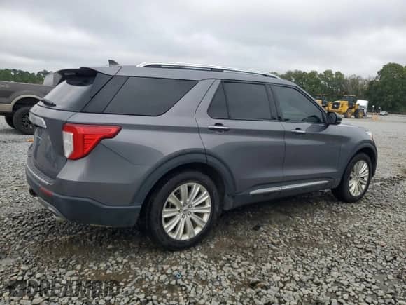 2021 Ford Explorer Limited with VIN 1FMSK7FH5MGB86457, listed as a Copart auction lot 85279185 with 105,121 mi miles and Salvage title. Bid and sale history available at DreamBid. Image 3.