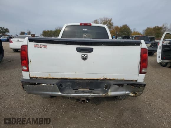 ✅ 2006 Dodge 1500 ST • VIN: 1D7HA16K36J112959 • Лот: 91681865. Опубликован ранее на Copart с пробегом 166 837 миль. Бесплатный доступ к архиву аукционных продаж из США и подробный отчёт об истории автомобиля на DreamBid. Изображение 6.