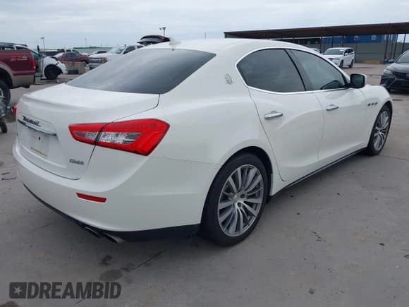 ✅ 2016 Maserati Ghibli • VIN: ZAM57XSA4G1179417 • Lot: 42625012. Listed on IAAI with Not provided. Free auction sales archive from the USA and detailed vehicle history report at DreamBid. Image 4.