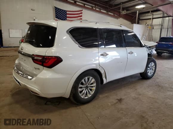 ✅ 2024 Infiniti QX80 Sensory • VIN: JN8AZ2BE6R9326123 • Lot: 60440175. Wystawiony na Copart z przebiegiem 14 690 mil. Bezpłatny archiwum sprzedaży aukcyjnych z USA i szczegółowy raport historii pojazdu na DreamBid. Zdjęcie 3.