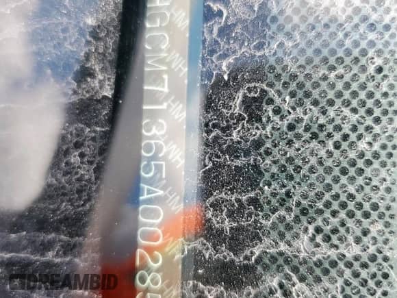 2005 Honda Accord LX with VIN 1HGCM71365A002857, listed as a Copart auction lot 62100455 with 160,279 mi miles and Salvage title. Bid and sale history available at DreamBid. Image 12.