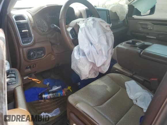 2022 Ram 1500 Laramie with VIN 1C6RREJTXNN195979, listed as a Copart auction lot 68419555 with Not provided miles and Salvage title. Bid and sale history available at DreamBid. Image 8.